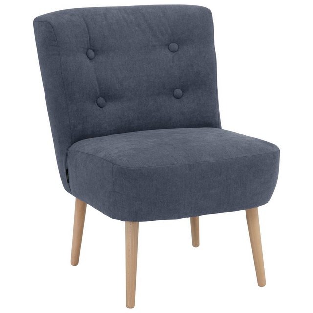 Bild von Max Winzer Sessel Fiona Flachgewebe - Blau