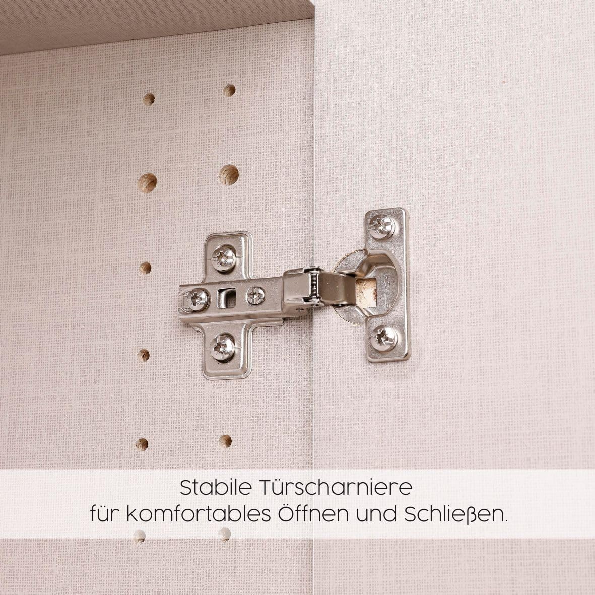 Bild von Rauch Möbel Pure by Quadra Spin Schrank Drehtürenschrank, Weiß, 6-trg., inkl. 3 Kleiderstangen, 3 Einlegeböden, 2 Schubkästen, BxHxT 271x210x54 cm