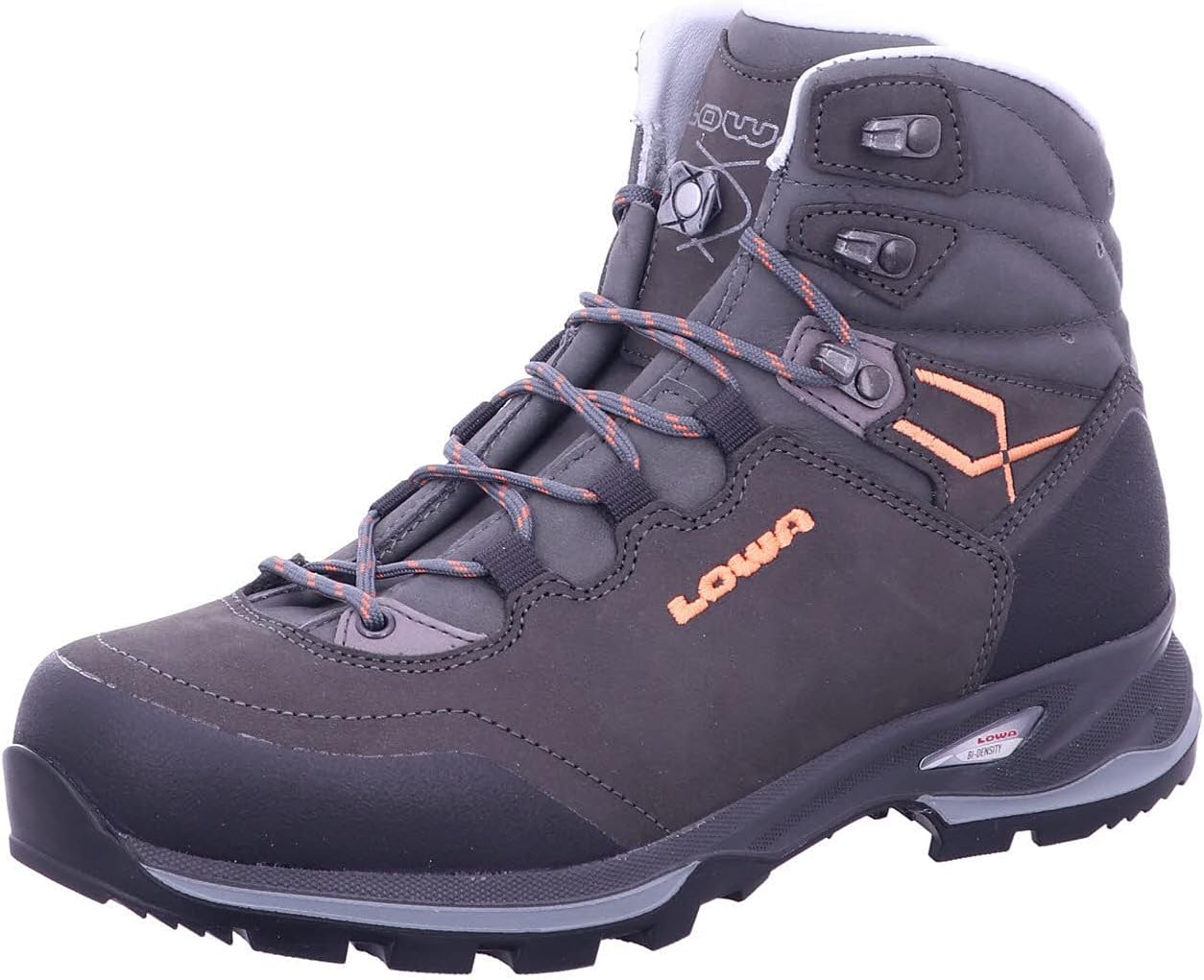 Bild von LOWA Lady Light Wanderschuhe, Nubukleder, rutschfest, für Damen, grau, 40