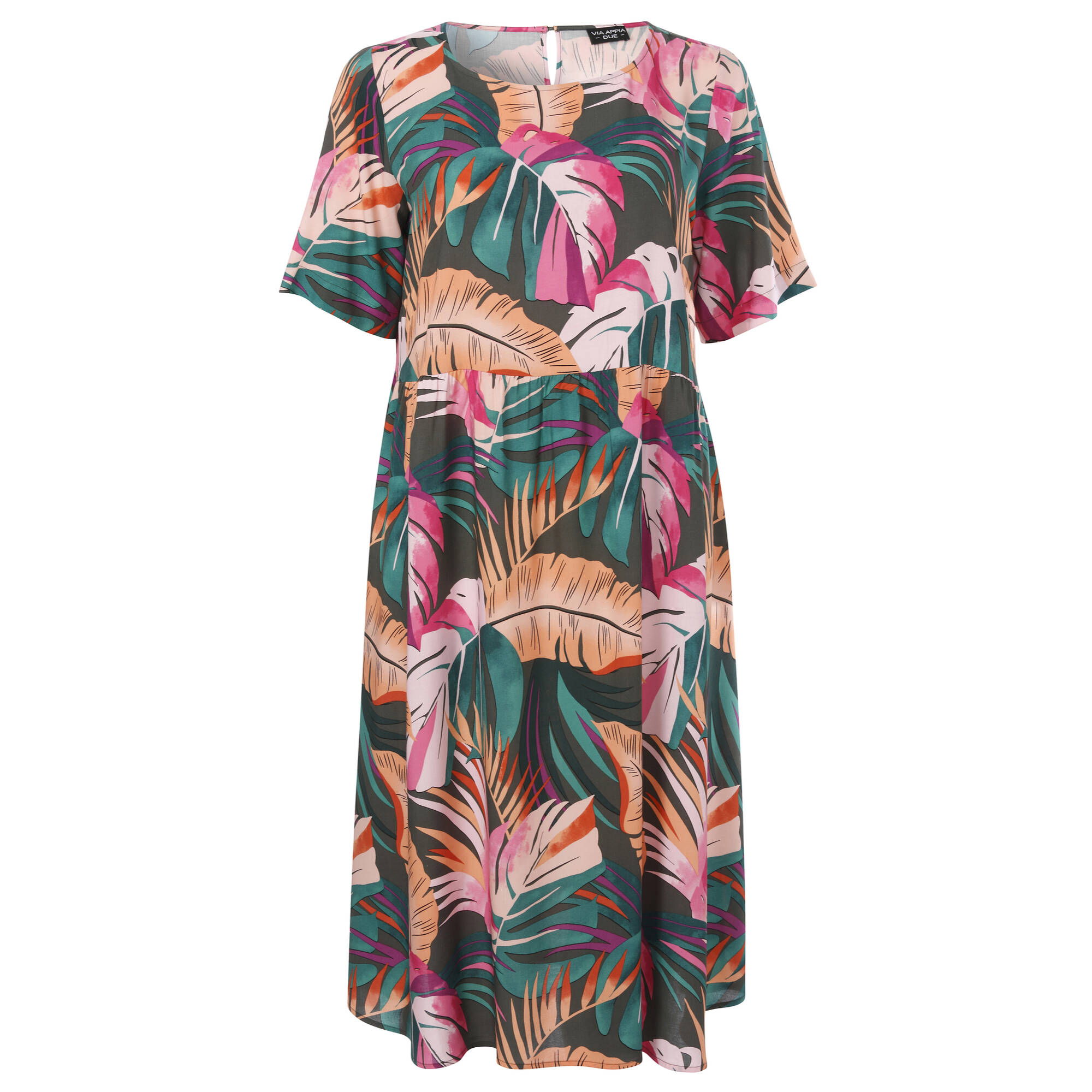 Bild von VIA APPIA DUE Blusenkleid mit exotischen Allover-Muster