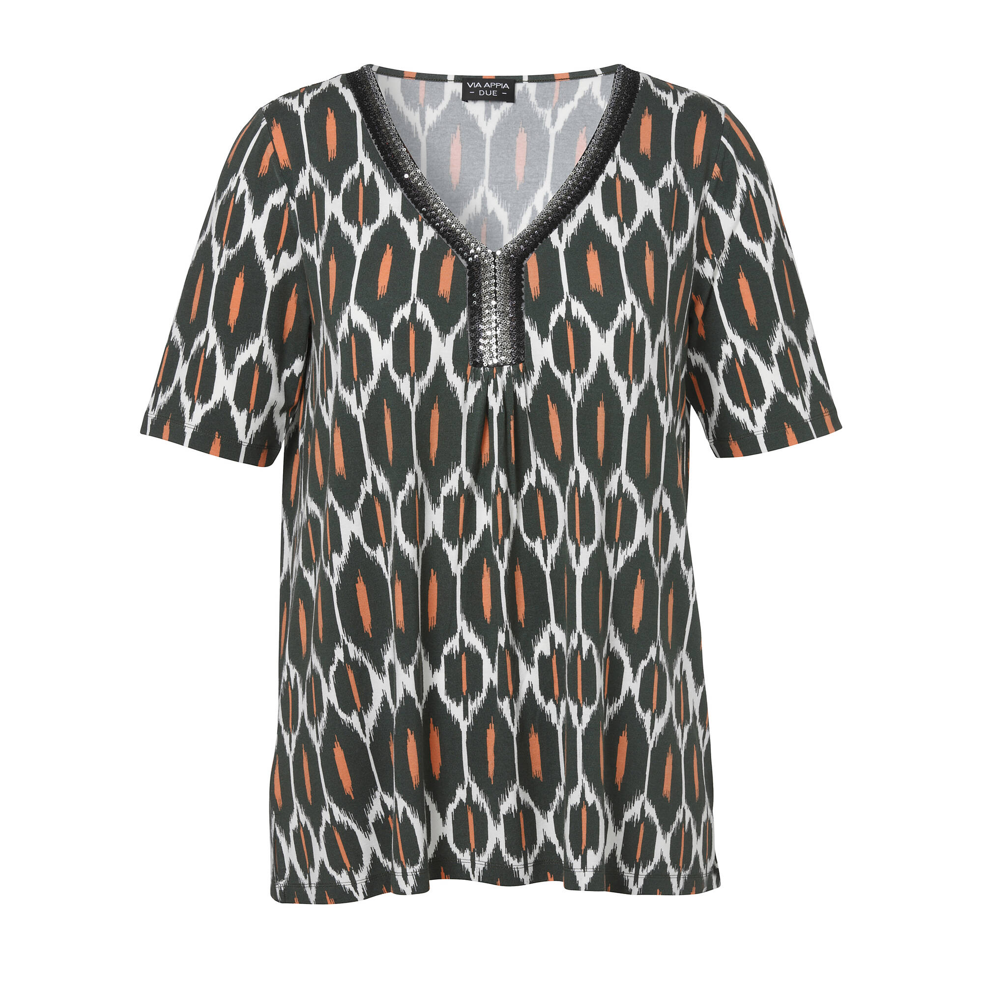 Bild von Locker-leichte Schlupfbluse mit Allover-Muster