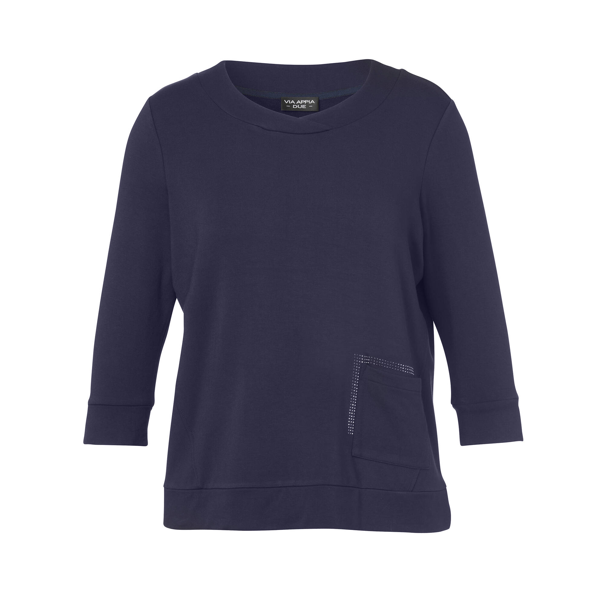 Bild von Dezentes Sweatshirt mit Glitzersteinen