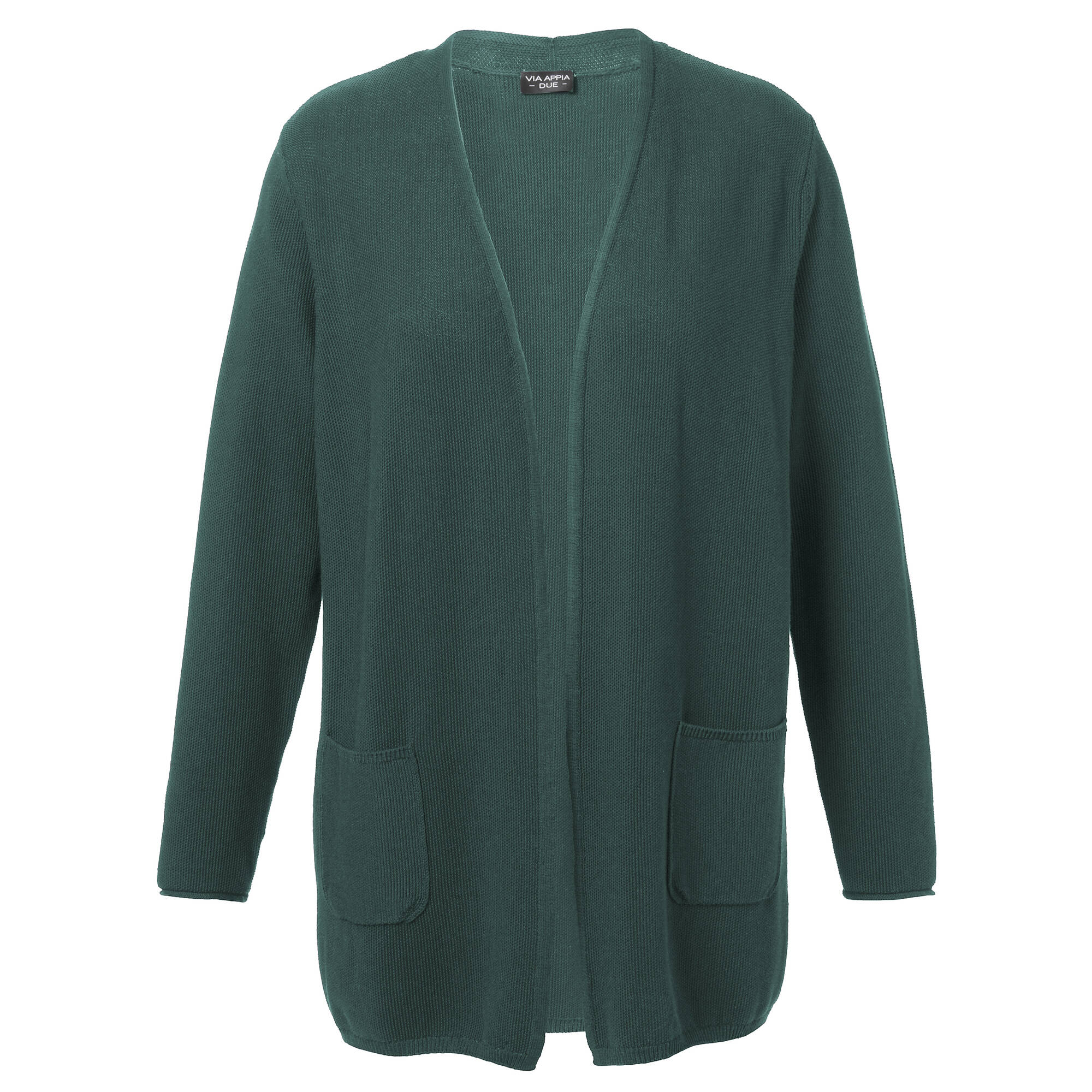 Bild von Schlichte Strickjacke in unifarbenem Stil