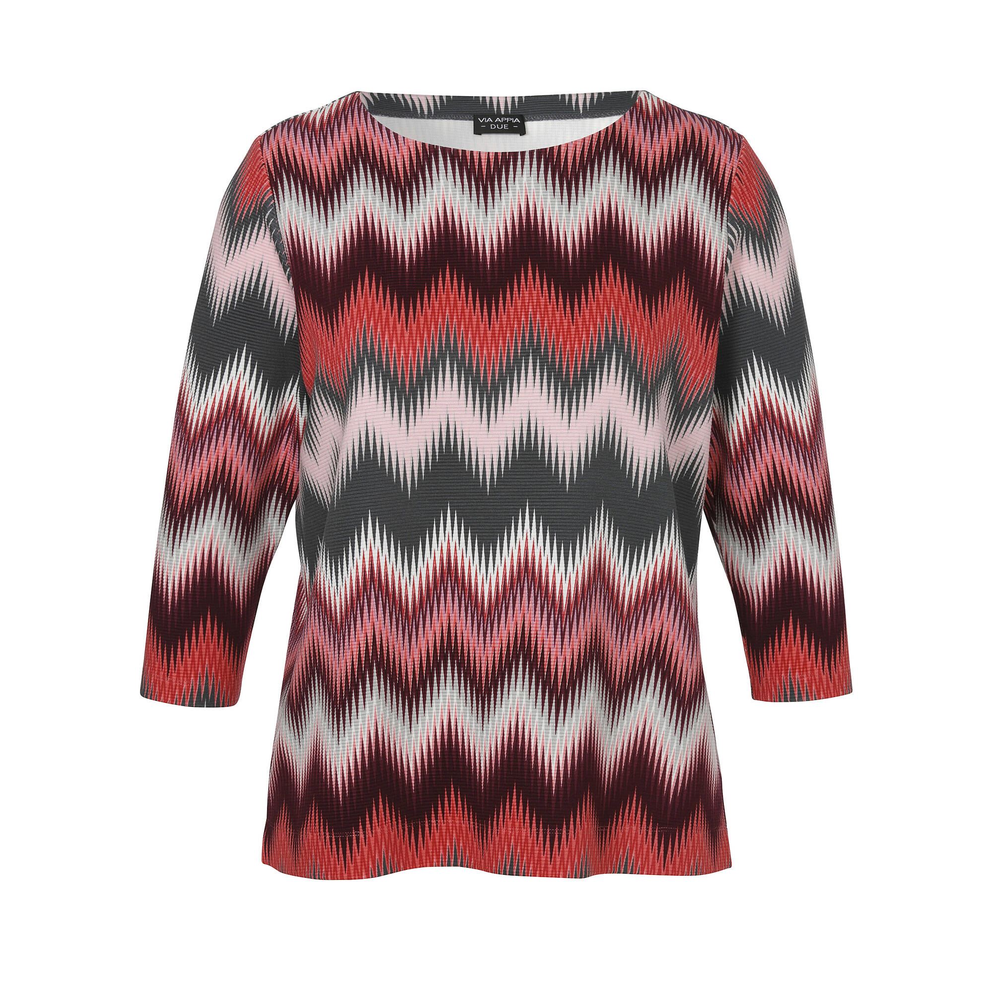 Bild von Extrovertiertes Sweatshirt mit buntem Zick-Zack