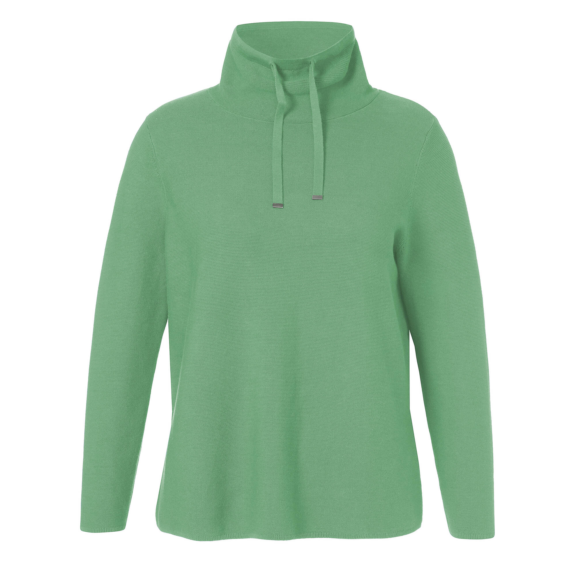 Bild von Schlichter Stehkragenpullover in unifarbenem Stil