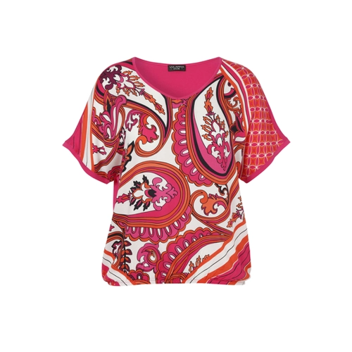 Bild von VIA APPIA DUE Klassische Bluse mit farbenfrohem Allover Print