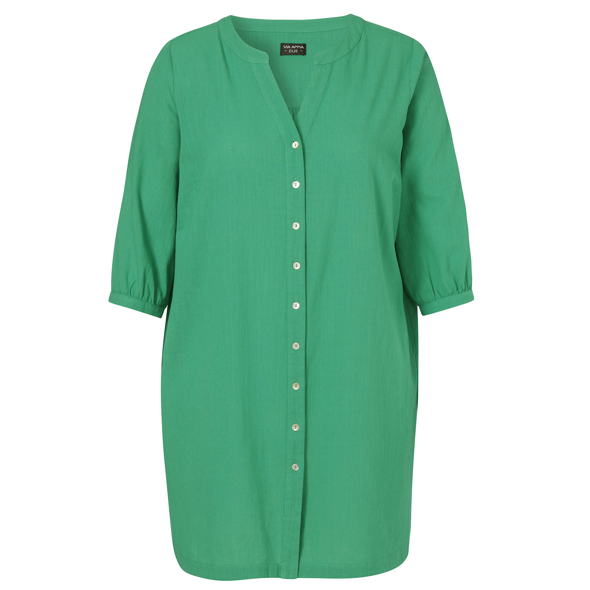 Bild von Zarte 3/4 Arm Longbluse Uni