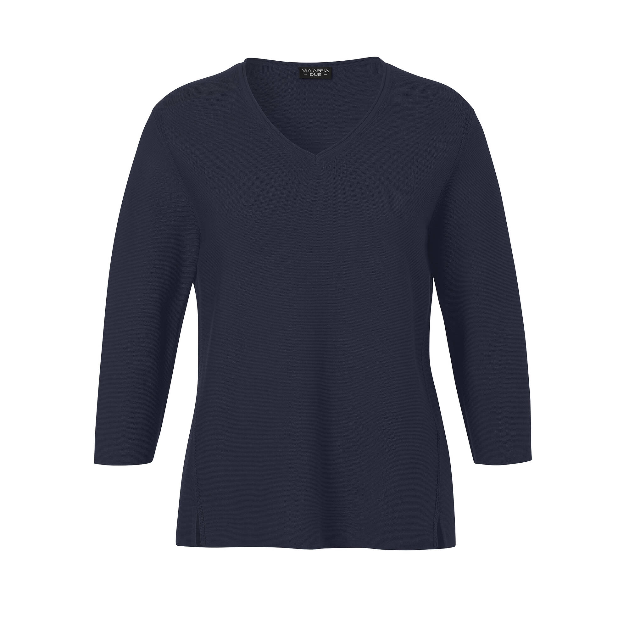 Bild von Softer 3/4-Arm Baumwoll-Pullover