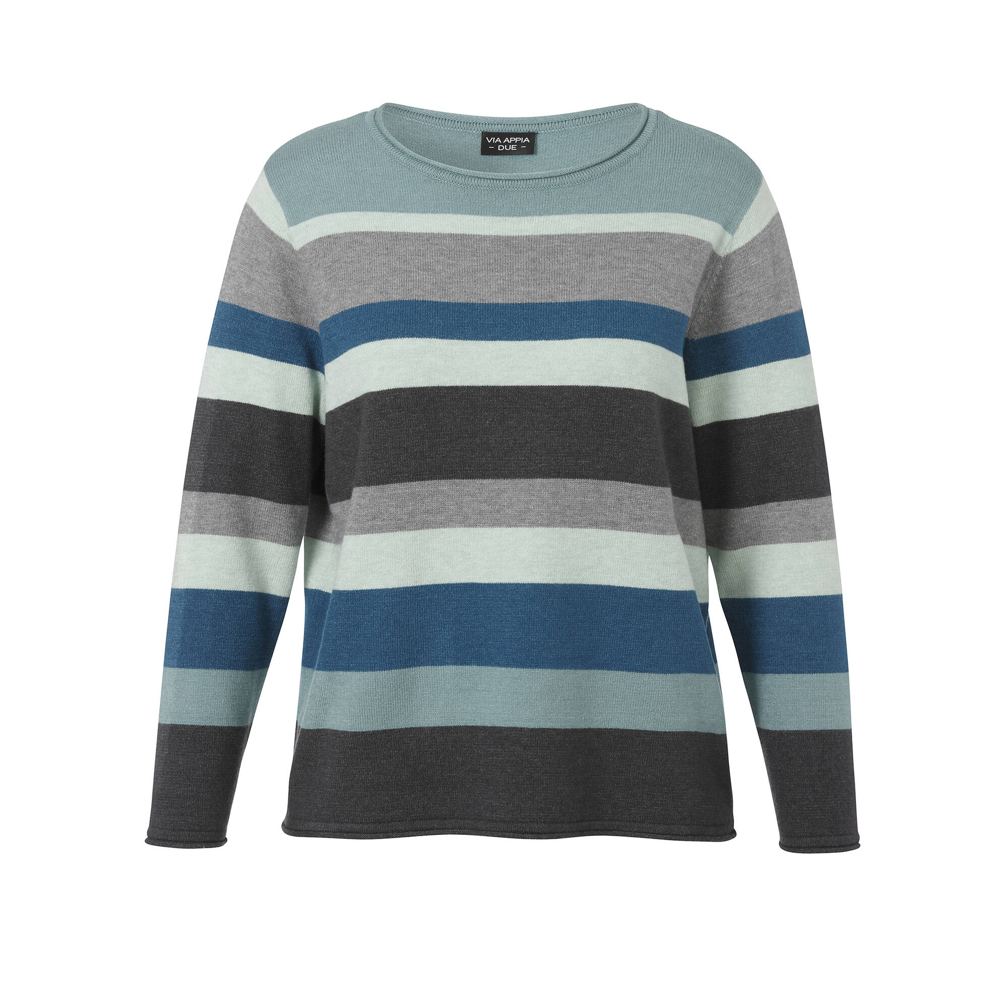 Bild von VIA APPIA DUE Strickpullover mit Streifenmuster