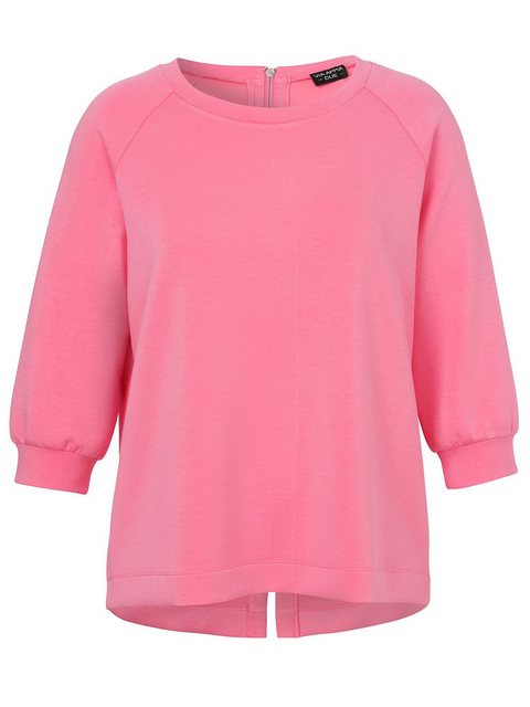 Bild von 3/4-Arm Sweatshirt mit Zipper im Nacken