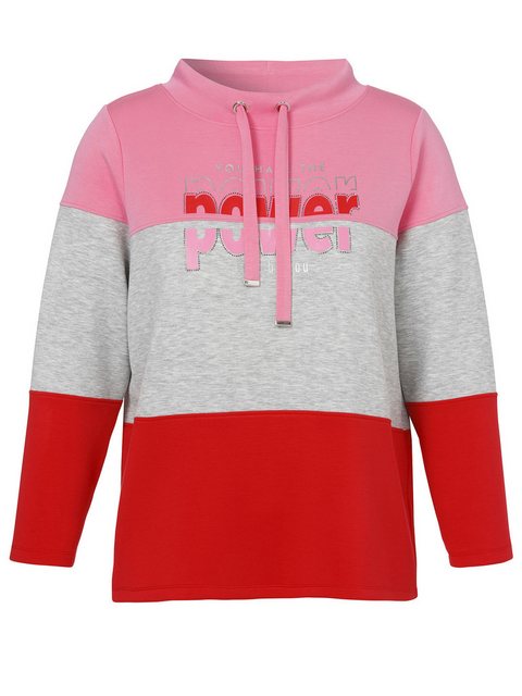 Bild von VIA APPIA DUE Sweatshirt mit Motto Druck