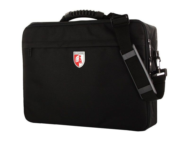 Bild von Feldherr Maxi Figuren Tasche -leer- schwarz Miniaturentasche Tasche NEU