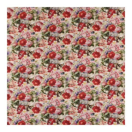 Bild von SCHÖNER LEBEN. Dekokissen Kissenhülle Outdoor Flowers Painting