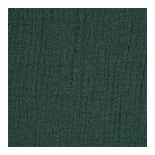 Bild von SCHÖNER LEBEN. Stoff Double Gauze Organic Bio Windelstoff uni dunkelgrün altgrün