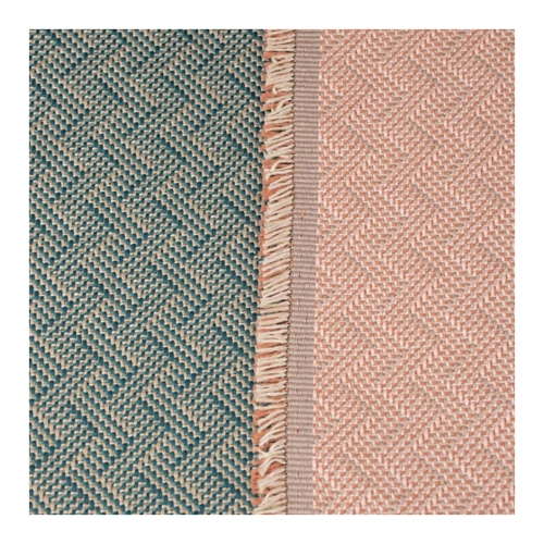 Bild von SCHÖNER LEBEN. Polsterstoff Möbelstoff Dekostoff Flachgewebe Alba Chevron rosa 1,40m