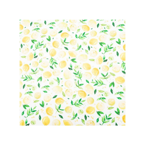 Bild von SCHÖNER LEBEN Baumwollstoff Popeline Digital LEMON Mini Zitronen