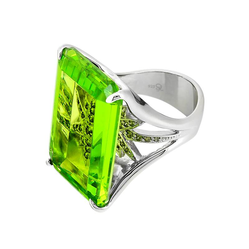 Bild von Ring Hippothe aus 925 Sterling Silber Schmuck für Damen Heat Gr.16