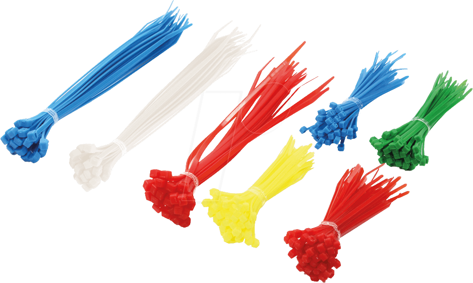 Bild von LogiLink, Kabelbinder, Kabelbinder Set, 300 Stück (Kunststoffkabelbinder, 200 mm, 300 Stk.)
