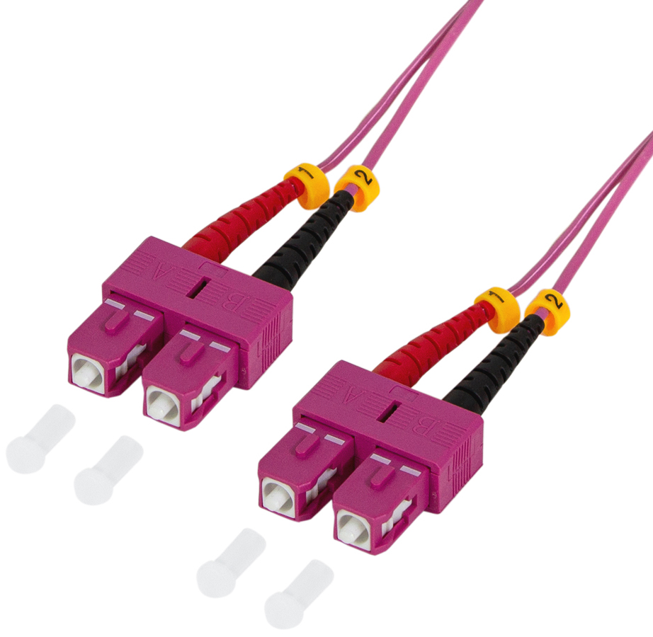 Bild von Die LogiLink Lichtwellenleiter (LWL) Patchkabel Werden an Rangierfeldern oder Switchen sowie zur Verbindung zwischen Anschlussdosen und Endgerät verwendet