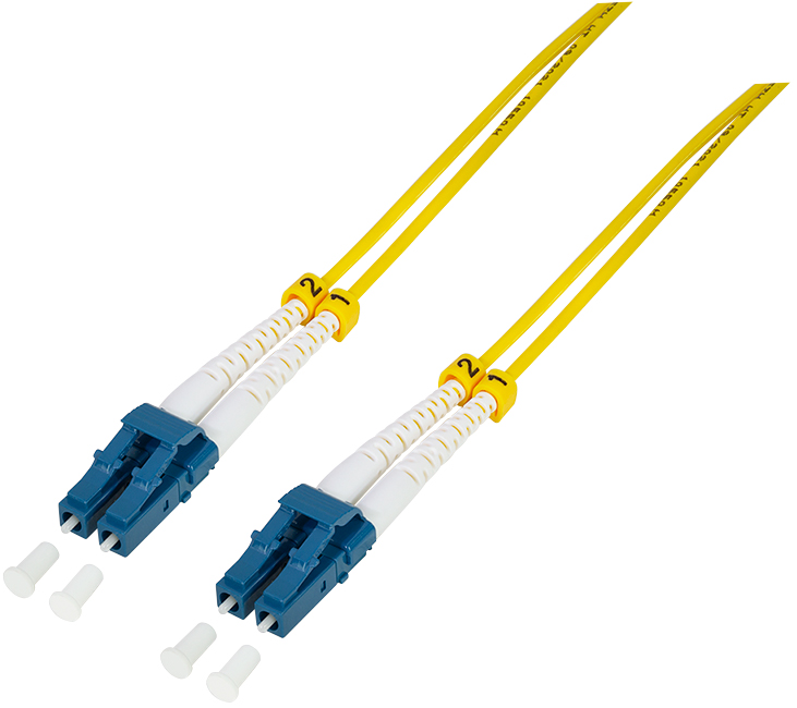 Bild von Die LogiLink Lichtwellenleiter (LWL) Patchkabel Werden an Rangierfeldern oder Switchen sowie zur Verbindung zwischen Anschlussdosen und Endgerät verwendet