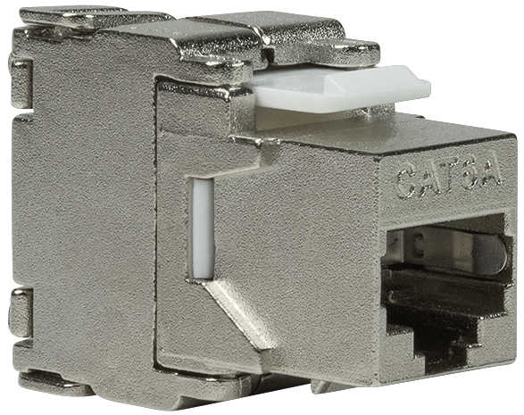 Bild von LogiLink NK4001 Netzwerk-Adapter, Keystone Buchse RJ45 Kat.6A voll geschirmt
