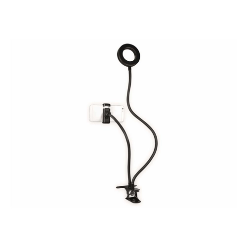 Bild von LOGILINK Smartphone-LED-Ringlicht AA0150, Klemmhalterung, Lichtregler, Ø 8,5 cm