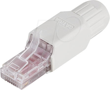 Bild von LOGILINK Feldkonfektionierbarer Cat.6A RJ45 Stecker, werkzeugfreie Montage