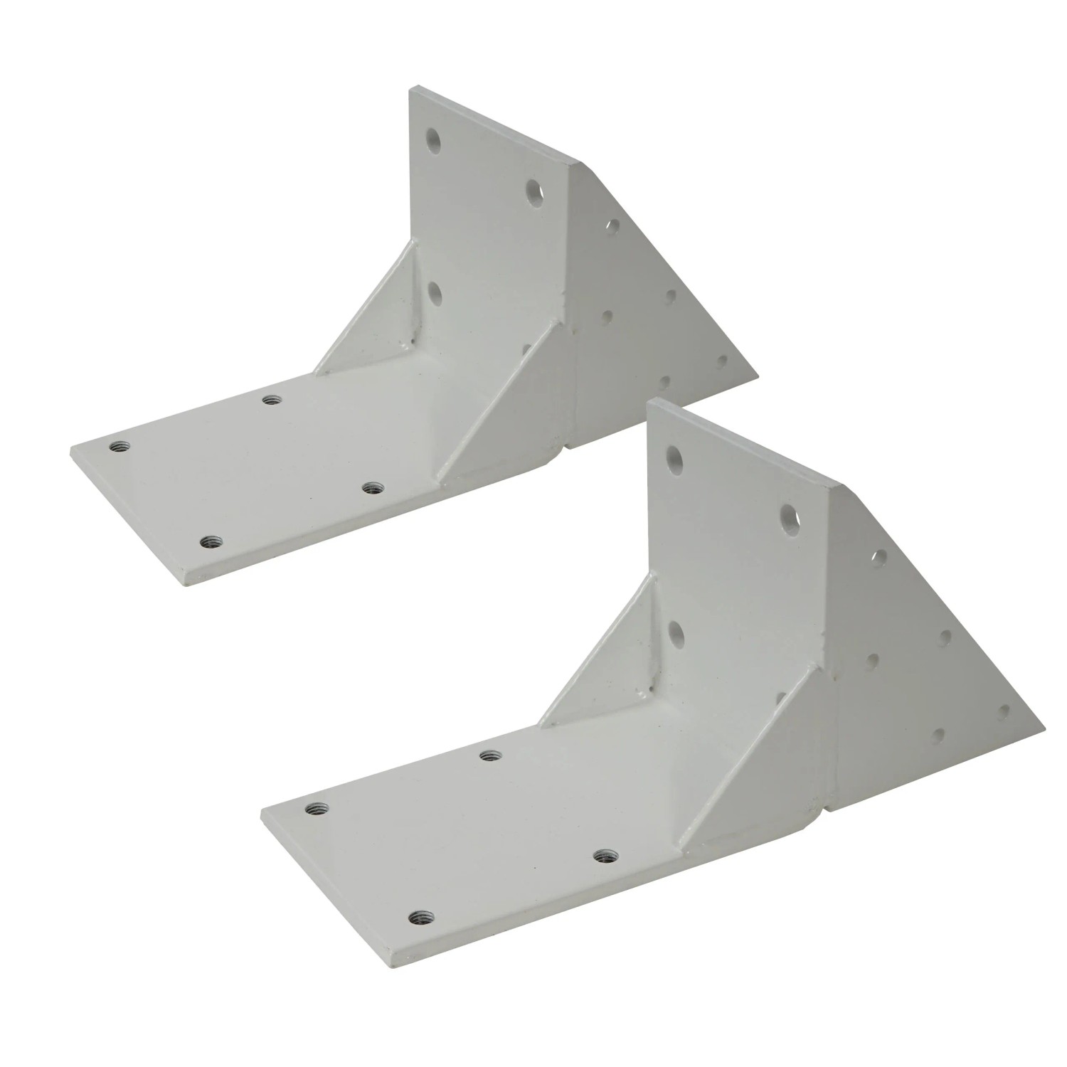 Bild von MCW 2er-Set Dachsparrenadapter für Kassetten-Markise H122 H123 Dachsparren Halterung Adapter Weiß