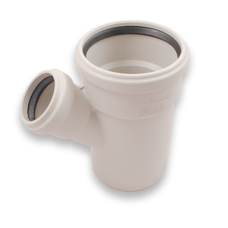 Bild von Csdk SL, Zubehör Sanitärinstallation, Skolan støjdaempende grenrør 78/58mm 45 grader