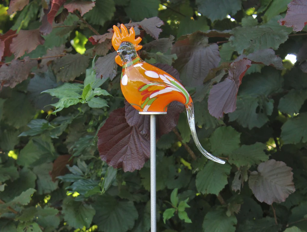 Bild von Kakadu Gartenflair inkl Stab 30 cm gelb