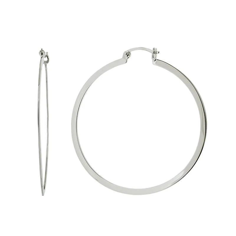 Bild von Ohrringe Creolen Tulipa aus 925 Sterling Silber Schmuck für Damen Friends