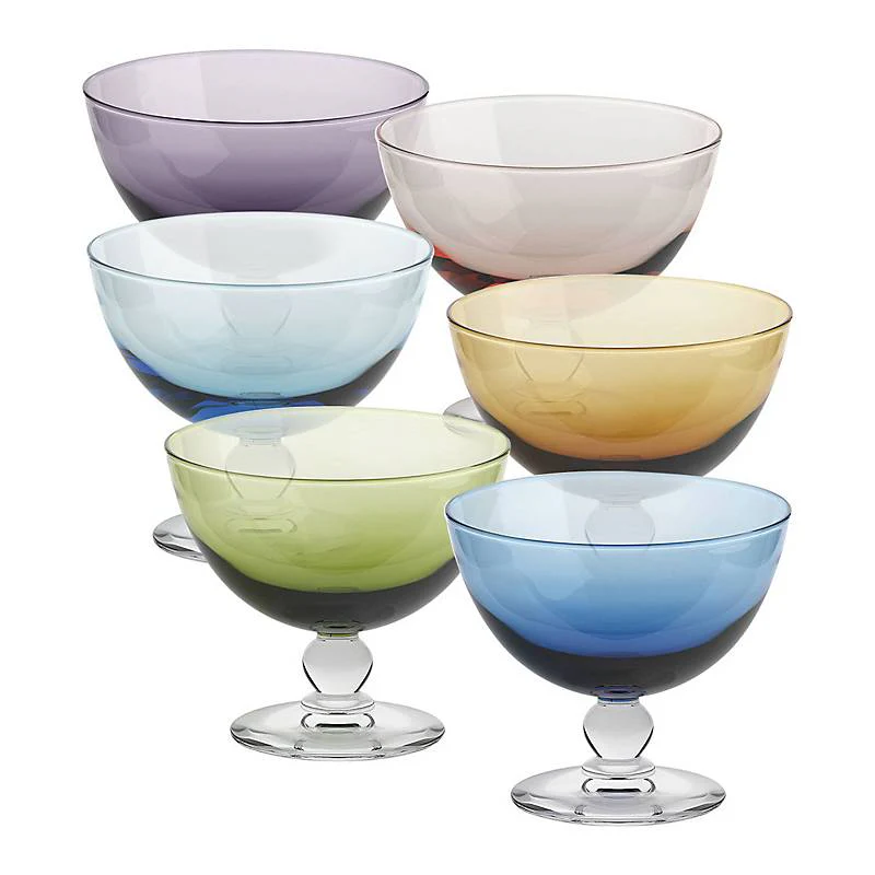 Bild von Eisschale Eisbecher Dessertschale 6er-Set sortiert Piccolo Colori 280ml Gelato