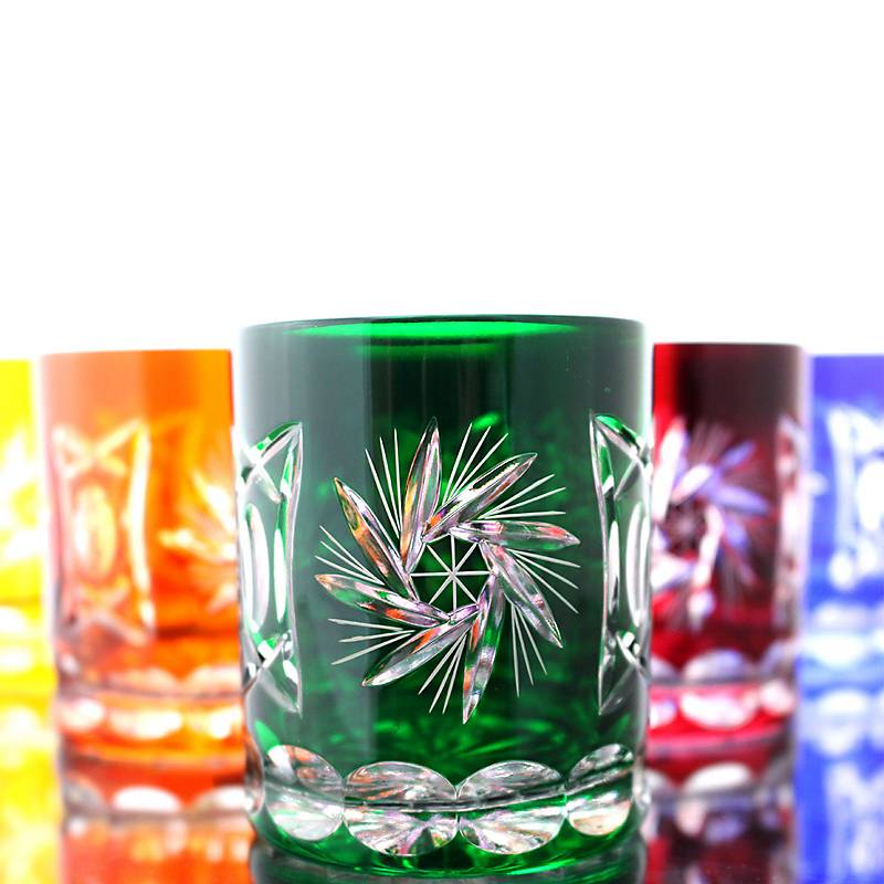 Bild von Whiskyglas Schleuderstern 280ml gelb