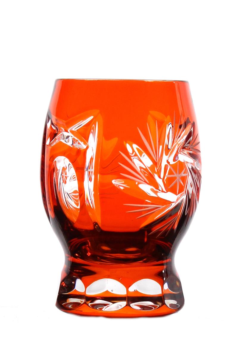 Bild von Wodkaglas Schleuderstern 45 ml, rot