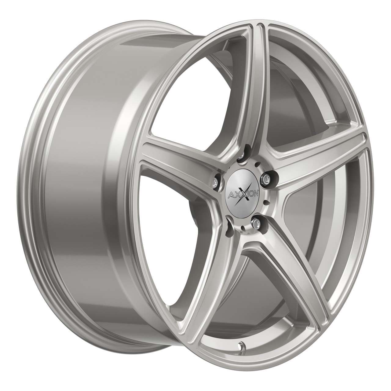 Bild von AXXION AX7 solid titanium silver matt painted 9.0Jx20 5x112 ET30