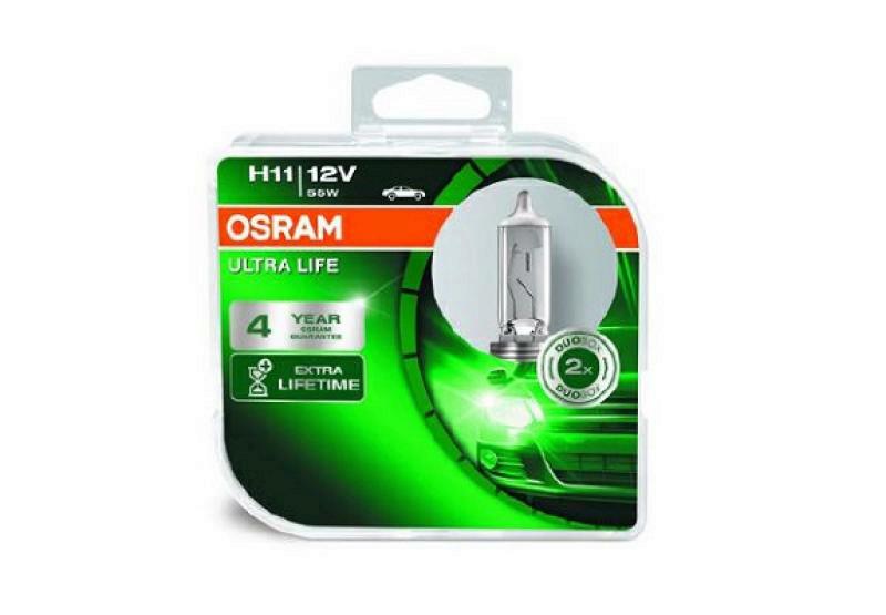 Bild von OSRAM H11 Ultra Life 55W (2 Stk.) Glühlampe, Fernscheinwerfer,Glühlampe, Hauptscheinwerfer,Glühlampe, Nebelscheinwerfer,Glühlampe, Abbiegescheinwerfer