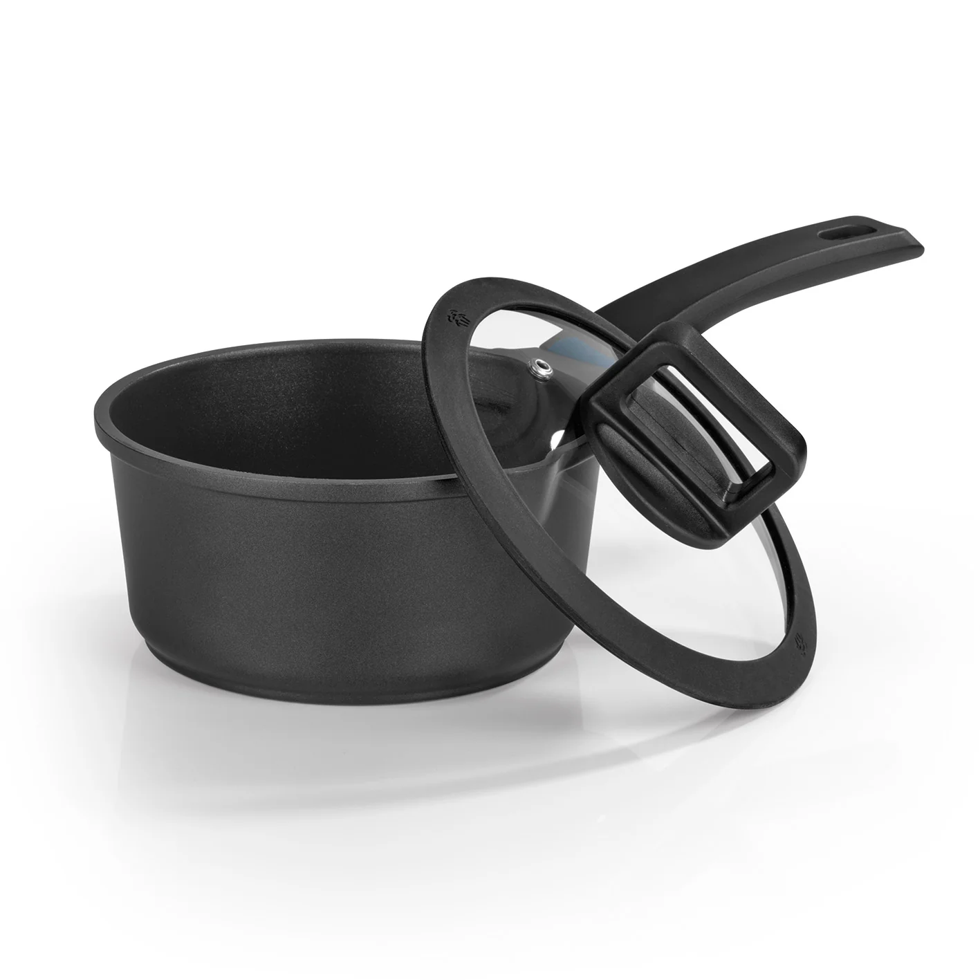Bild von N8WERK Kasserolle Stieltopf, Heat Indicator 18 cm schwarz Stielkasserolle