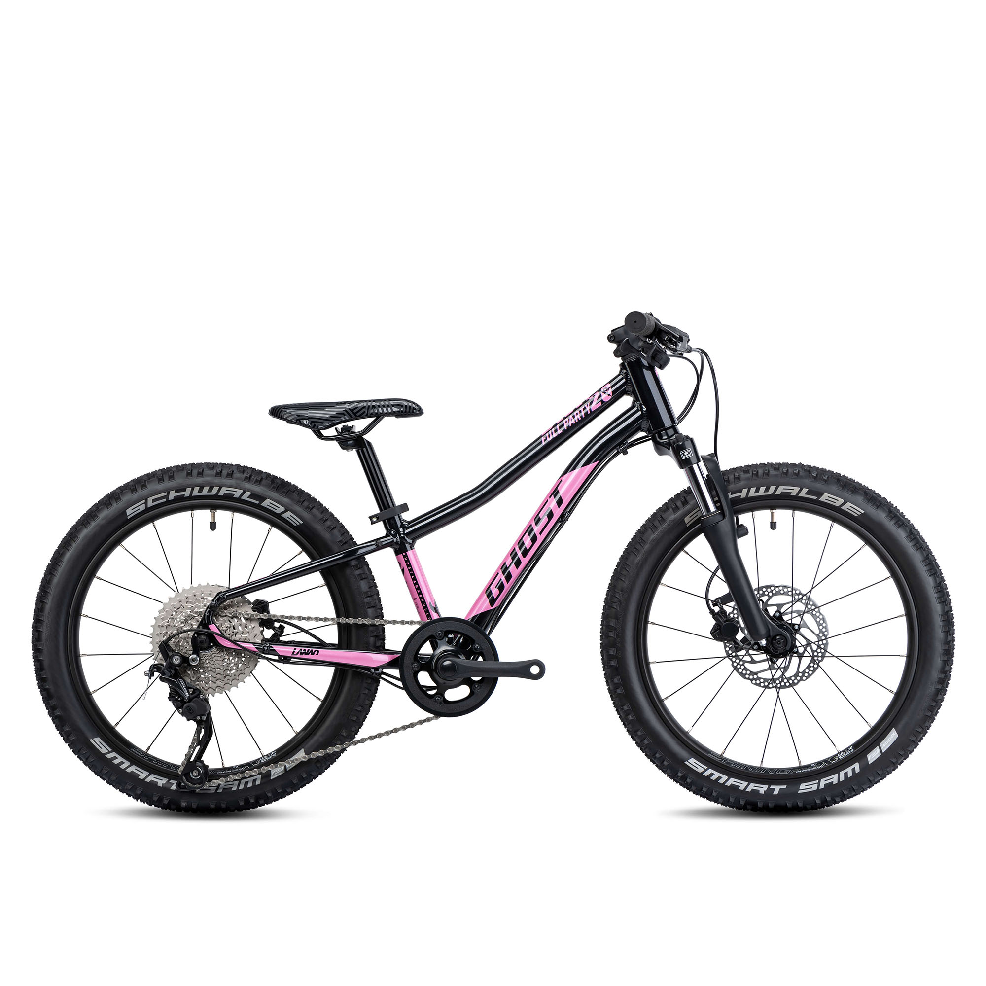 Bild von Ghost Lanao 20 Full Party Kinderfahrrad 20 Zoll für Mädchen und Jungen ab ca. 6 Jahre Mountainbike Hardtail Kinder Fahrrad MTB 10 Gänge