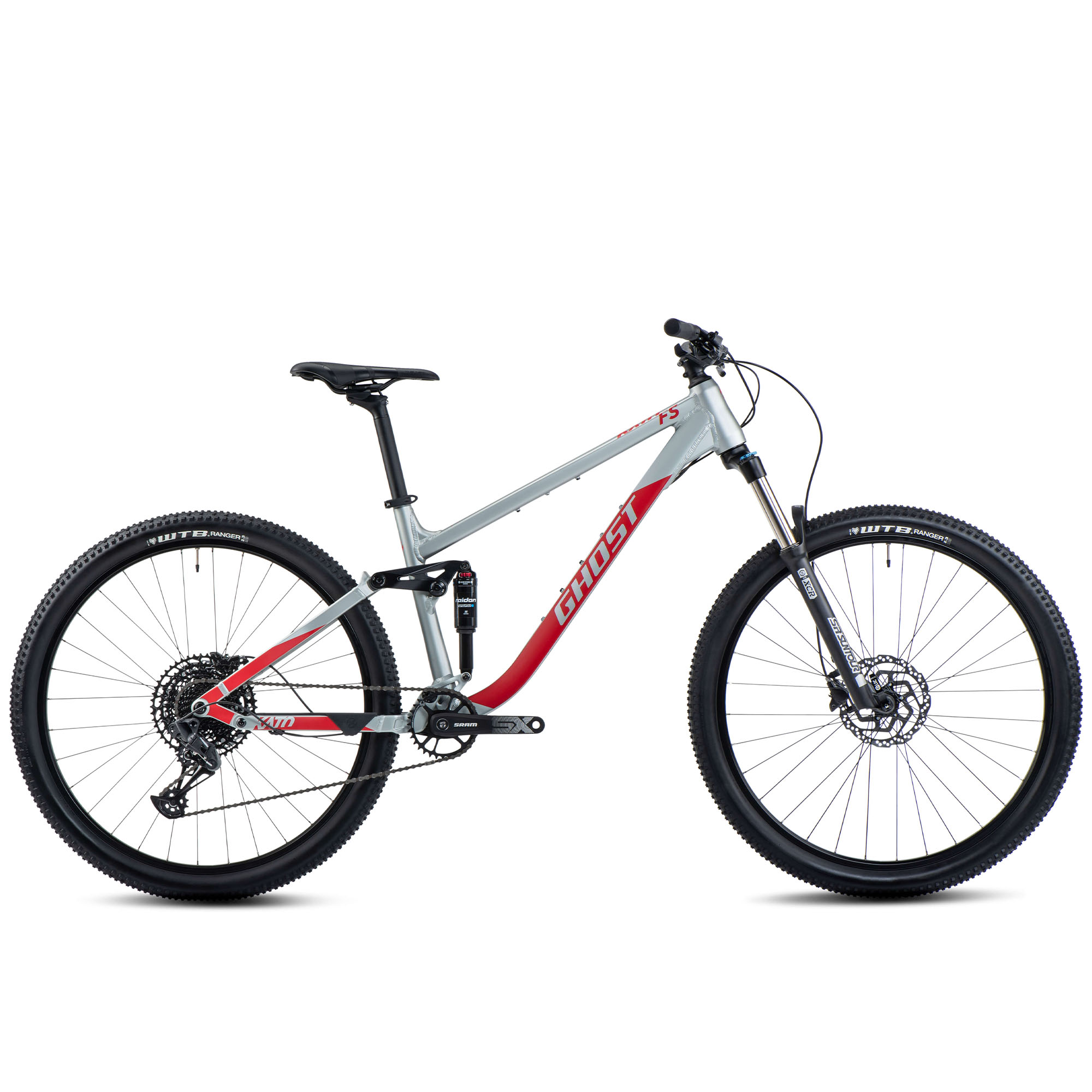 Bild von Ghost Kato FS Base AL Fully Mountainbike ab 160 cm für Damen und Herren 29 Zoll MTB Fahrrad mit 12 Gang SRAM Schaltung Scheibenbremsen