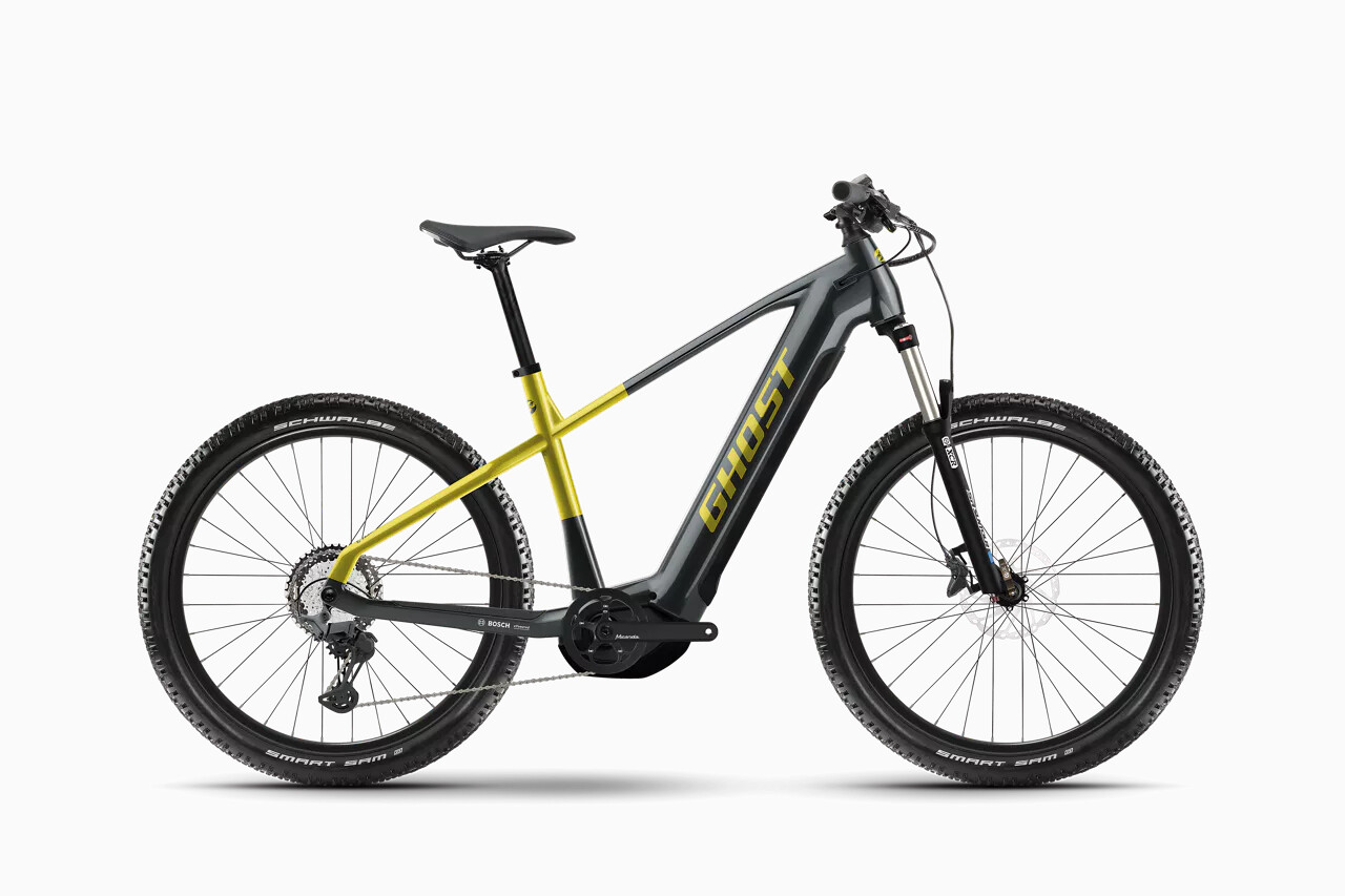 Bild von Ghost E-Teru Advanced - 27.5 // 29" 750Wh 11K Diamant - met. anthracite/met. gold yellow - glossy