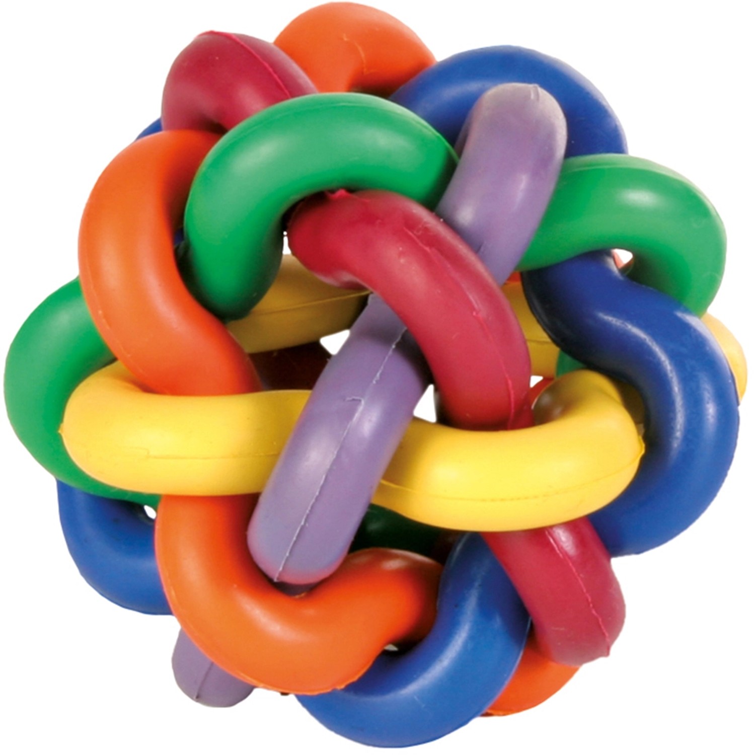 Bild von Jollypaw Knotenball Naturgummi ø 7 cm
