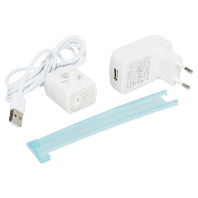 Bild von TRIXIE Trinkbrunnen Ersatz-Pumpe und -Netzteil mit USB-Anschluss für Wasserautomat Bubble