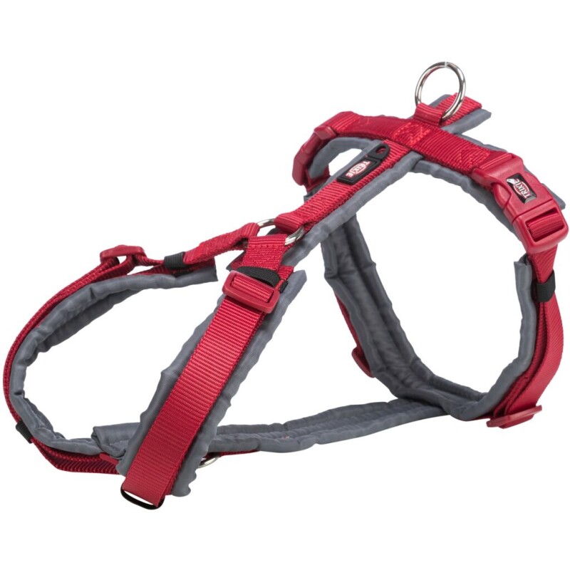 Bild von Trixie Premium Trekking Geschirr rot/grafit L