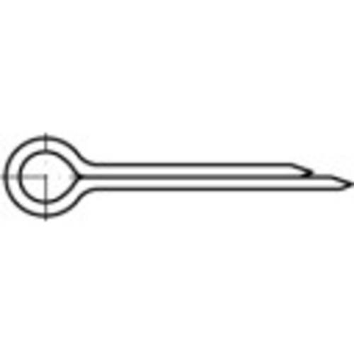 Bild von TOOLCRAFT Splinte 40mm Stahl galvanisch verzinkt 250St.