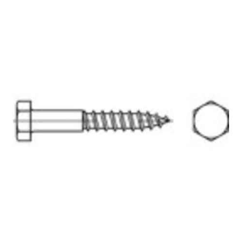 Bild von TOOLCRAFT Sechskantschrauben 8mm – Robuste Verbindungselemente
