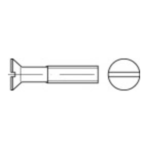 Bild von TOOLCRAFT 1065553 Senkschrauben M10 60mm Schlitz DIN 963 Edelstahl A2 - 100 Stück im Test