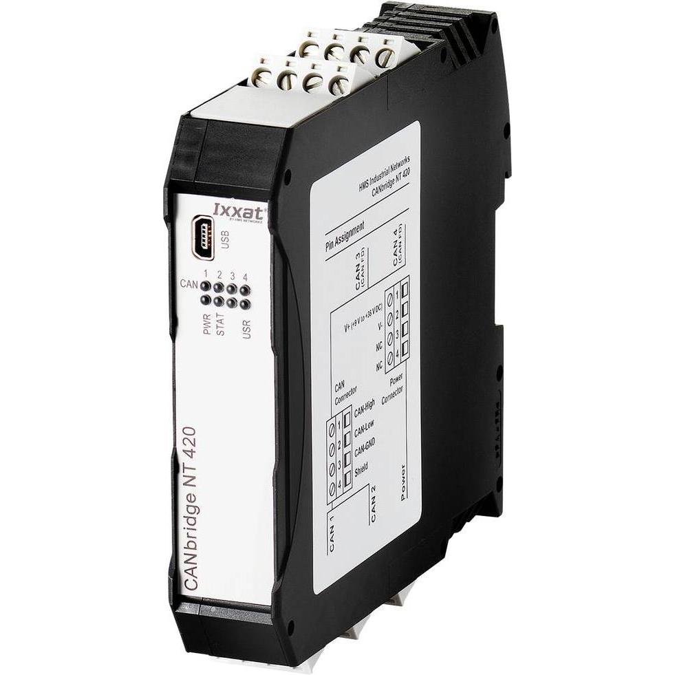 Bild von Ixxat CANbridge NT420 Canbridge 9 V/DC, 12 V/DC, 24 V/DC, 36 V/DC, Netzwerk Switch