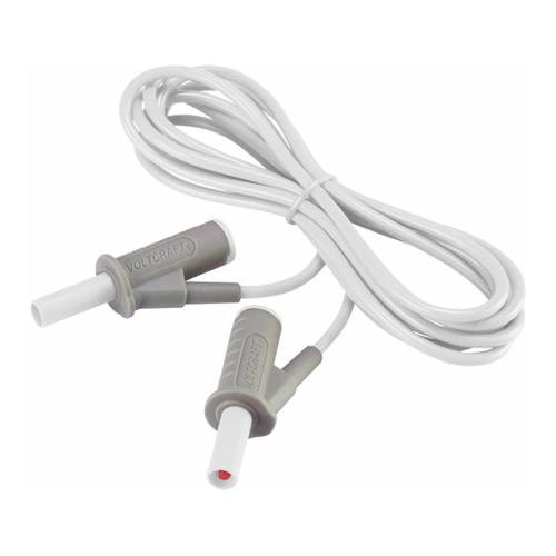 Bild von VOLTCRAFT MSB-501 Sicherheits-Messleitung 2 m Weiß