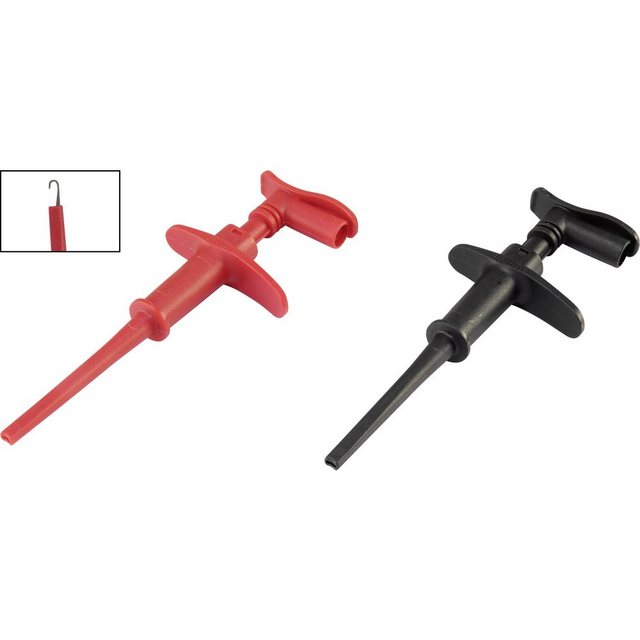Bild von VOLTCRAFT Multimeter VOLTCRAFT MSK-118 Abgriffklemme Stecker 4 mm CAT III 1000 V, CAT IV 60, (MSK-118)
