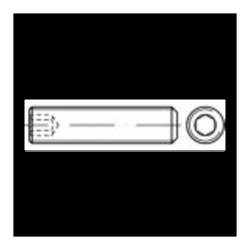 Bild von TOOLCRAFT Gewindestift M10 12mm aus Edelstahl - Ideal für Ihre Werkstatt
